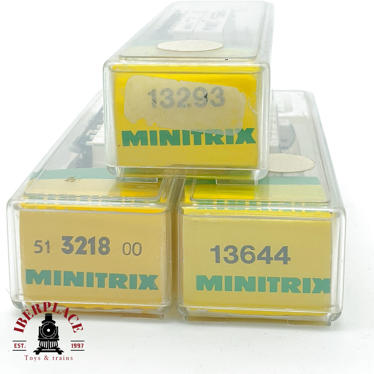 ♻️ Minitrix Lote 3 Vagones Garita Bavaria Cardinal Hacker Brau Ep I escala N 1:160