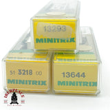 ♻️ Minitrix Lote 3 Vagones Garita Bavaria Cardinal Hacker Brau Ep I escala N 1:160
