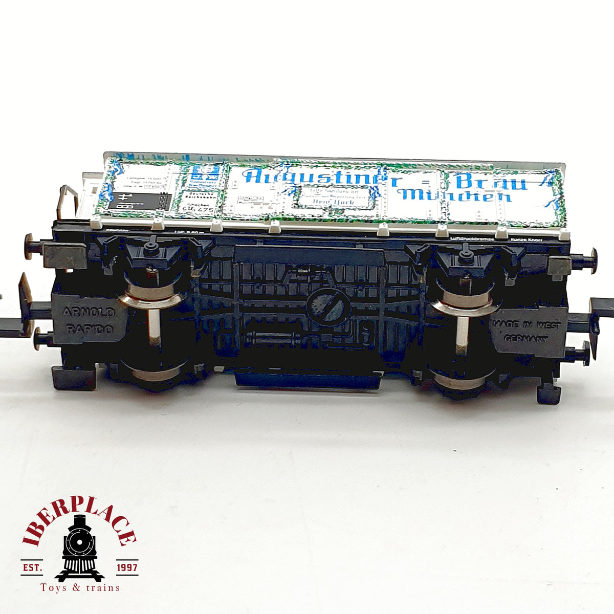 ♻️ Arnold 4264 Vagon cervecero garita Augustiner Brau Munchen DRG Ep II escala N 1:160