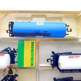 ♻️ Minitrix 5x Vagones Cisterna Aral Esso BP Shell DB Ep IV-V escala N 1:160