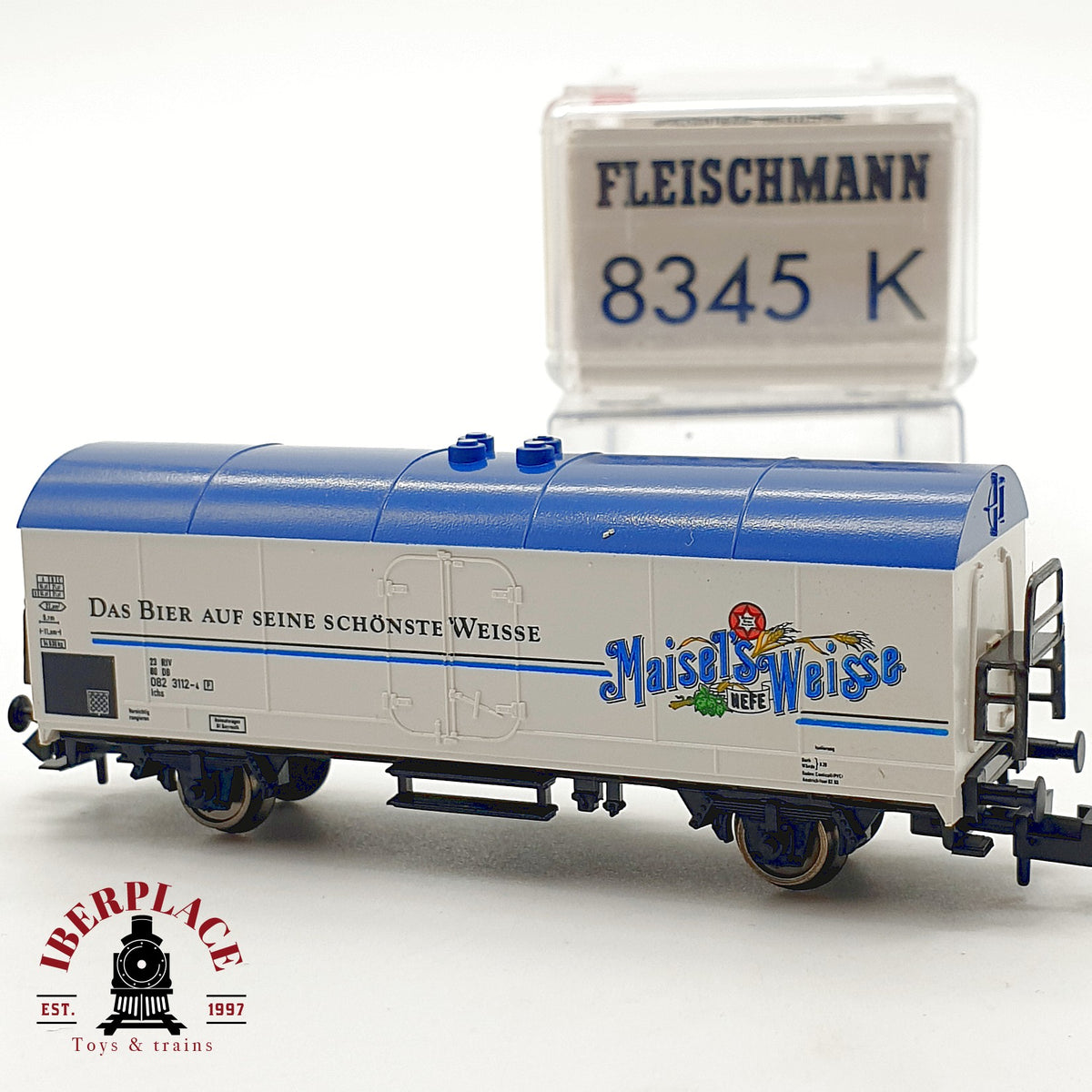 ♻️Fleischmann 8345 K Vagon cervecero Maisels Weisse DB Ep IV escala N 1:160