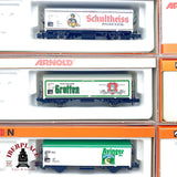 ♻️ Arnold 6x Vagones Cervezeros Schultheiss Hannen Ayinger DB Ep IV escala N 1:160