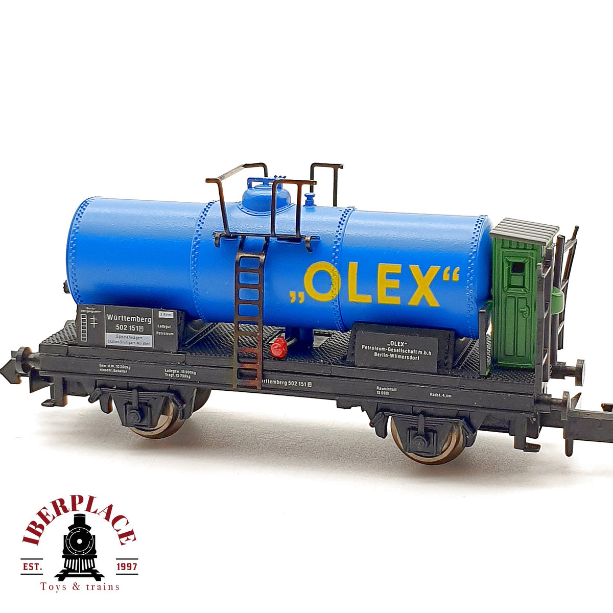 ♻️ Arnold 4524 Vagon Cisterna OLEX con Garita K.W.St.E. Ep I  escala N 1:160