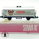 ♻️ SOWA-N 1702 Vagon cervecero Riegeler Felsen Pils DB Ep IV escala N 1:160