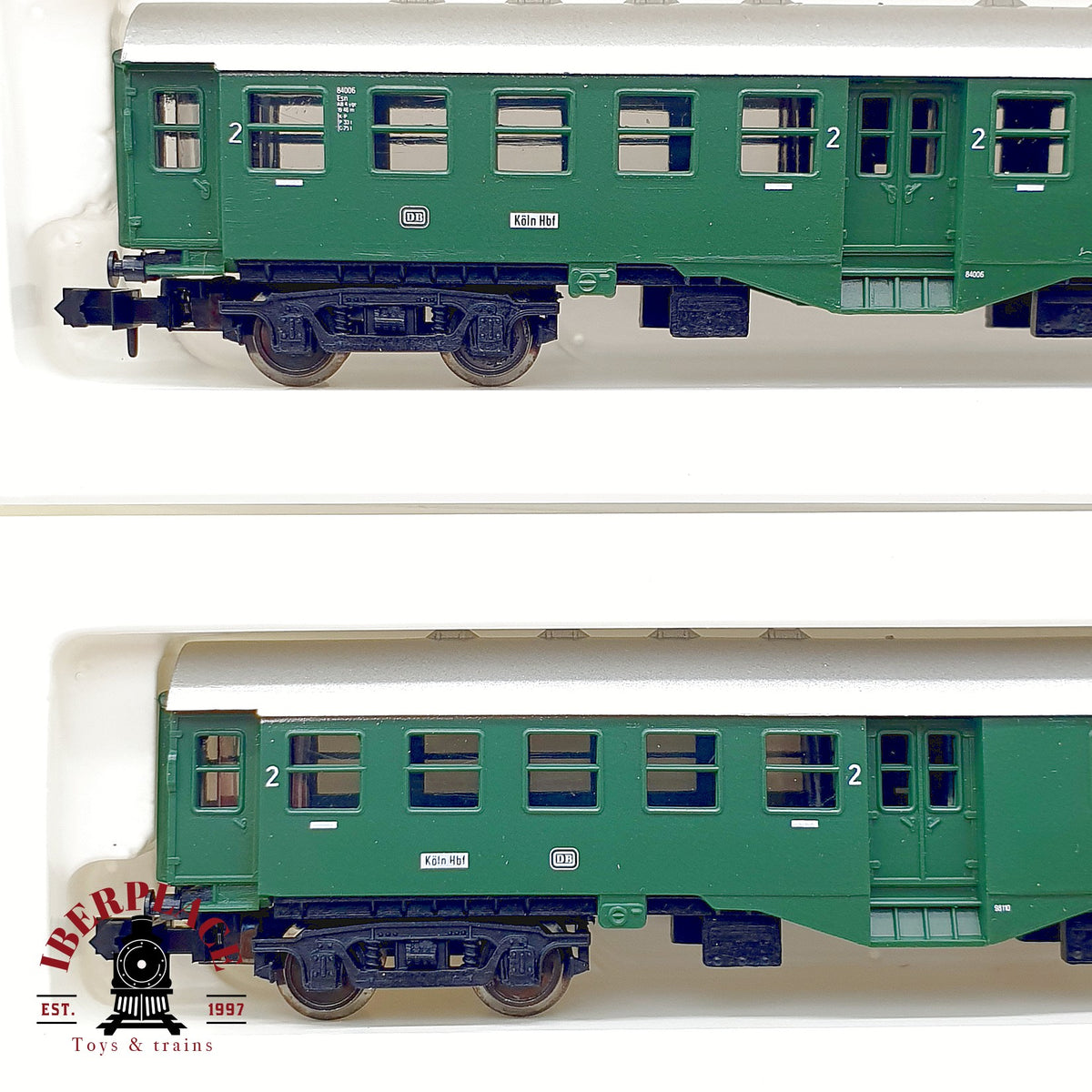 ♻️ Arnold 5804 5805 5806 Set 4x vagones pasajeros 4 ejes DB Ep III N 1:160