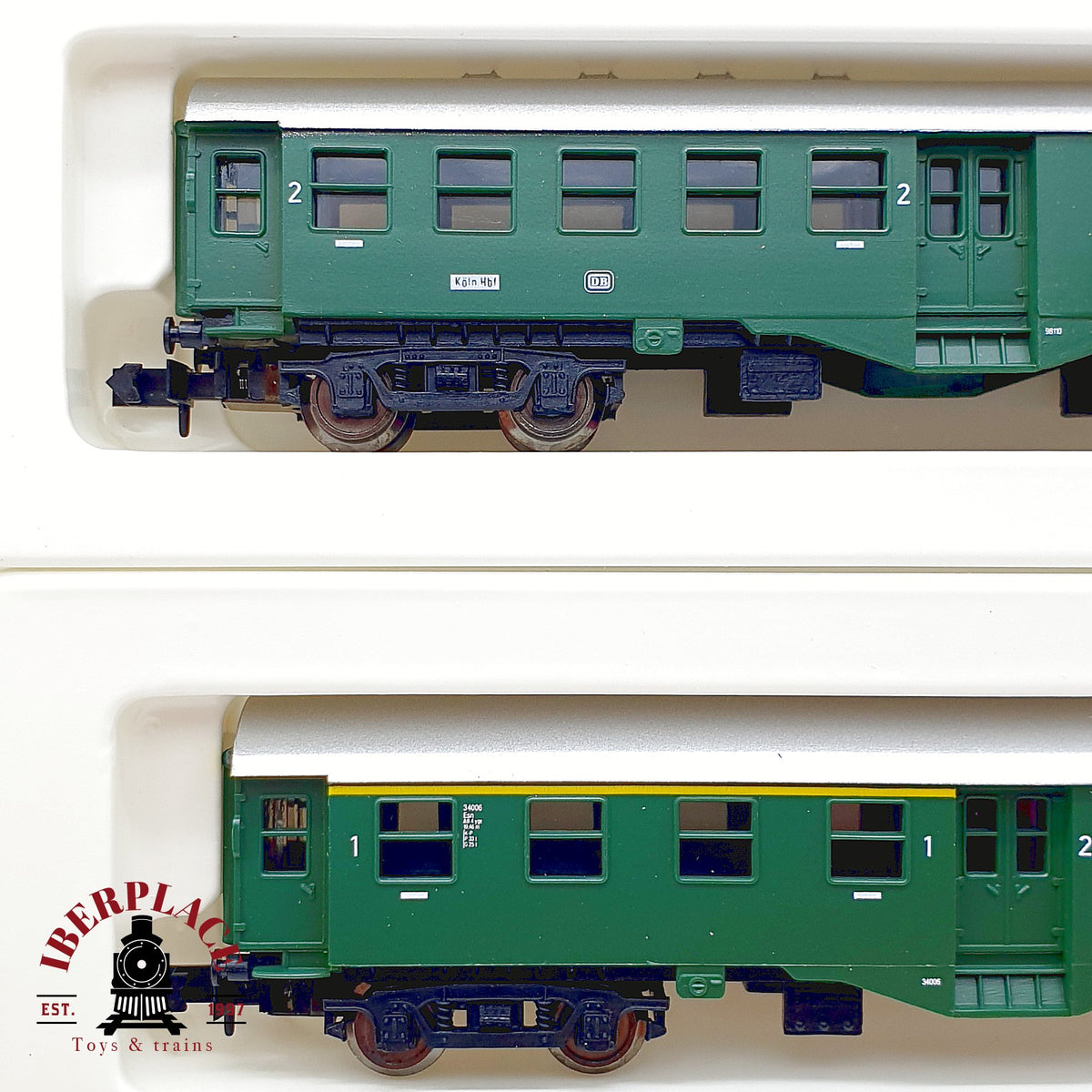 ♻️ Arnold 5804 5805 5806 Set 4x vagones pasajeros 4 ejes DB Ep III N 1:160
