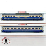 ♻️ Arnold 3860 3862 Set 2x vagones Rheingold Panorama 1a clase DB Ep III escala N 1:160