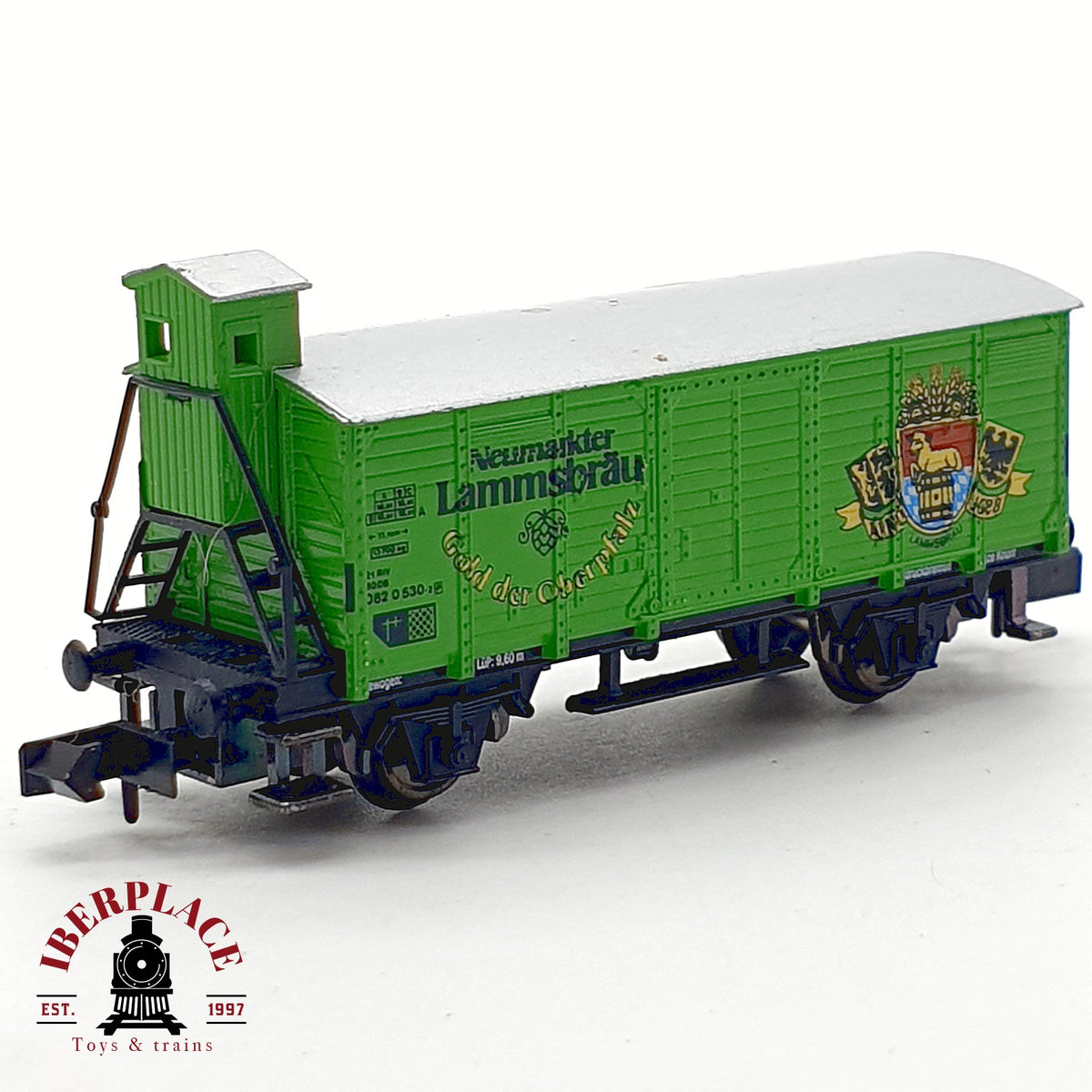 ♻️ Arnold 4266 Vagón cervecero garita Neumarkter Lammsbrau DB Ep IV escala N 1:160