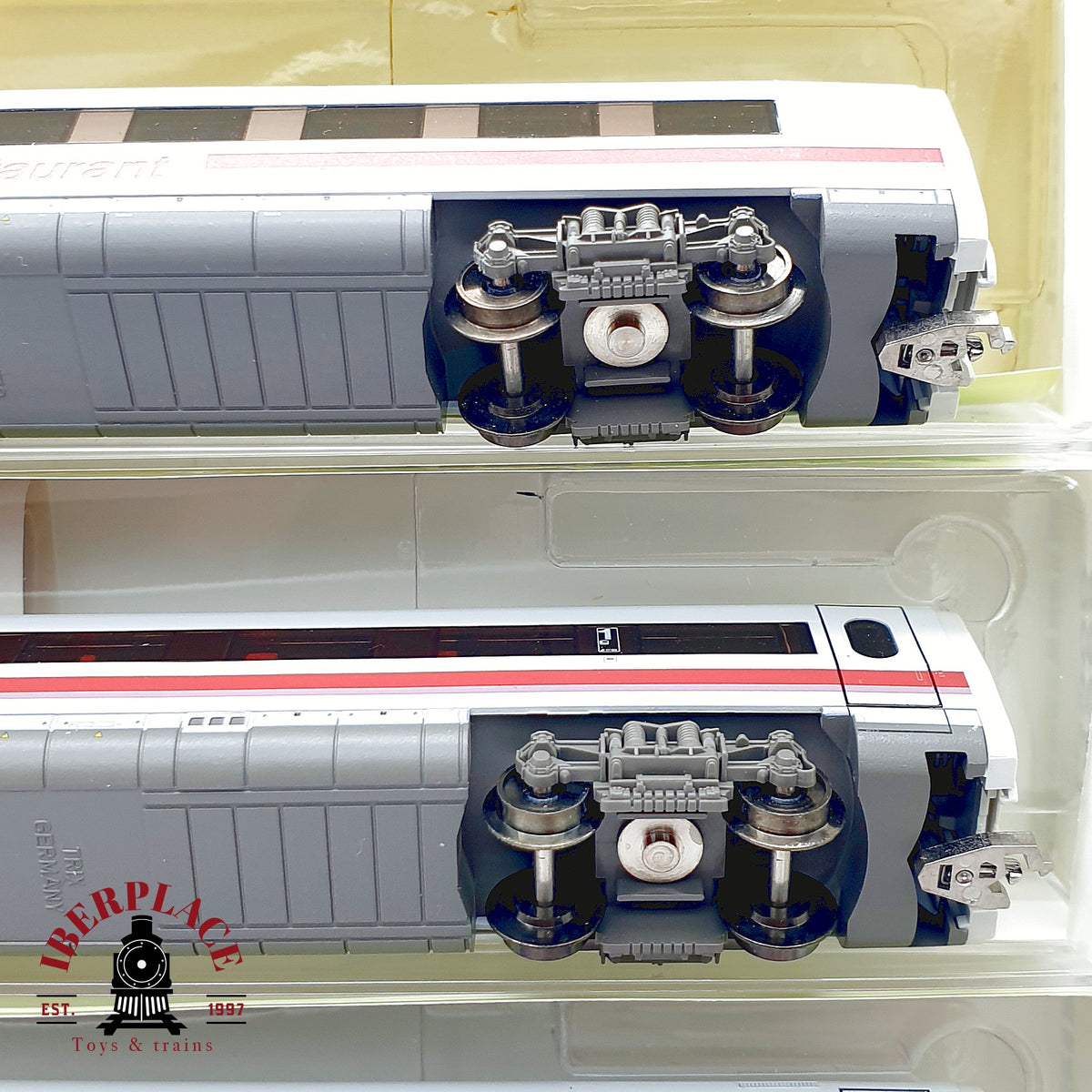 ♻️ Minitrix 13358 13359 13368 13369 Set 4x vagones ICE BordRestaurant DB Ep V N 1:160