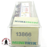 ♻️ Minitrix 13866 Vagon Portacontenedores Haribo DB Ep V escala N 1:160