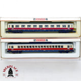 ♻️ Arnold 3280 3810 Set 2x vagones TEE InterCity 1a clase DB Ep IV escala N 1:160
