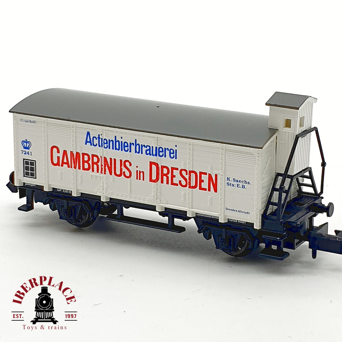 ♻️ Arnold 4257 Vagon cervecero garita Gambrinus Dresden KSaechsStsEB Ep I escala N 1:160