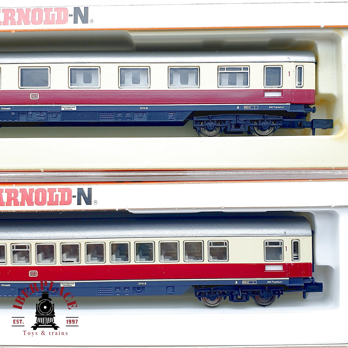♻️ Arnold 3280 3810 Set 2x vagones TEE InterCity 1a clase DB Ep IV escala N 1:160