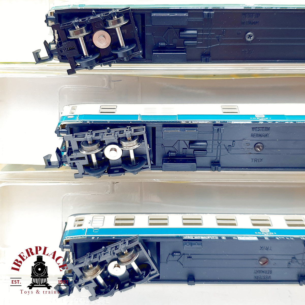 ♻️ Minitrix  13074 13075 13076 Set 3x vagones expreso DB Ep IV N 1:160