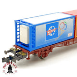 ♻️ Minitrix 13824 vagon Portacontenedores Scholler Haeberlein DB Ep V escala N 1:160