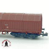 ♻️ Arnold 02365A Vagón de mercancias telescopico 4 ejes DB Ep IV escala N 1:160