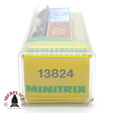 ♻️ Minitrix 13824 vagon Portacontenedores Scholler Haeberlein DB Ep V escala N 1:160