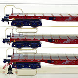 ♻️ Minitrix 13459 Set 3 vagones teleros carga troncos madera DB Ep IV escala N 1:160