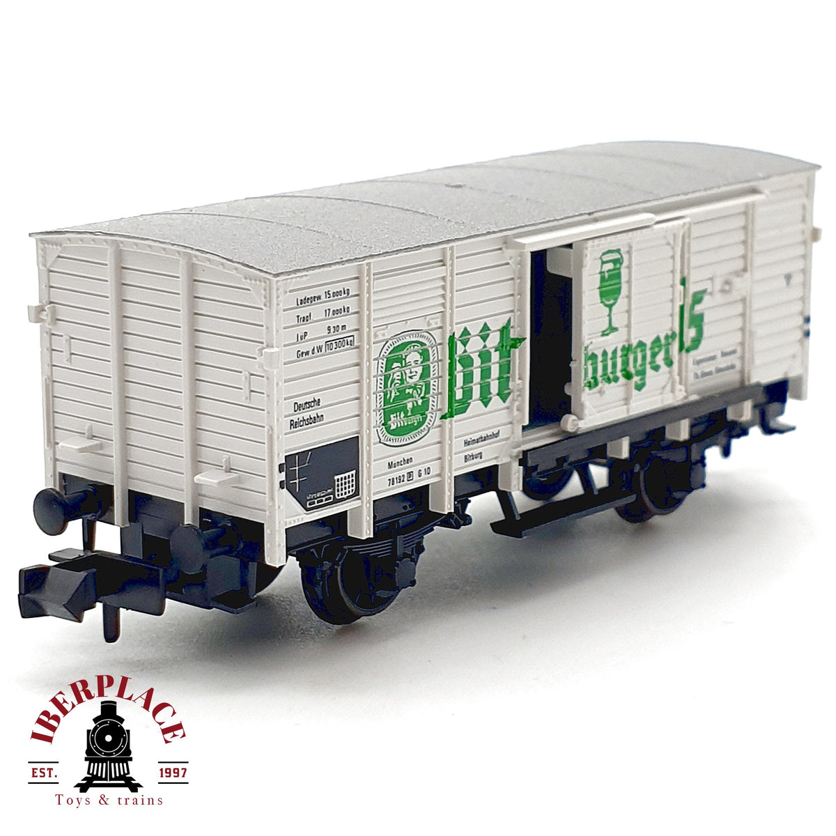 ♻️ Fleischmann 8362 Vagon Cervezero Bitburger Pils DRG Ep II escala N 1:160