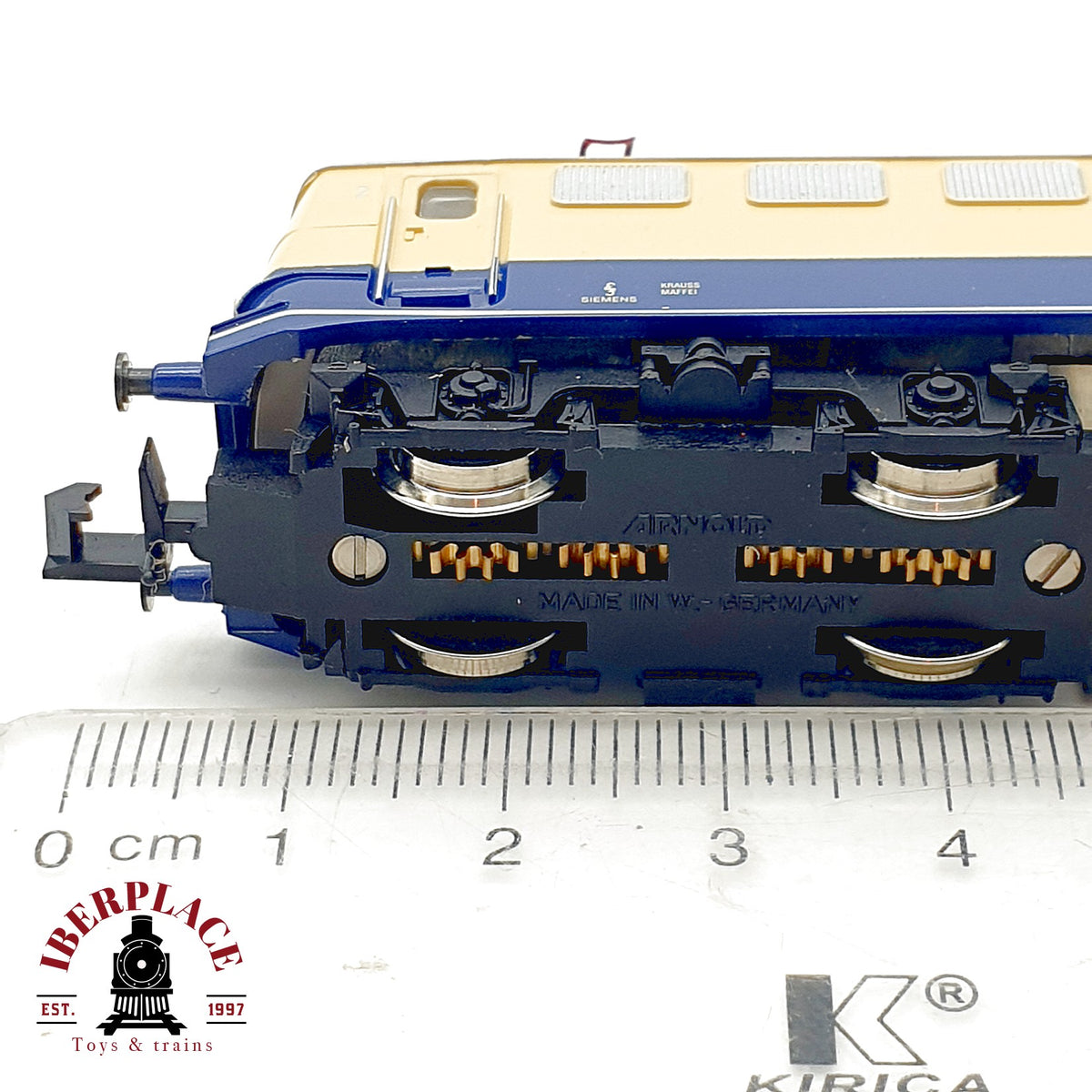 ♻️ Arnold 2315 Locomotora eléctrica E 10 1244 DB Ep III escala N 1:160