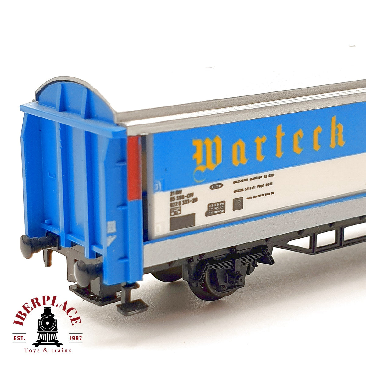 ♻️  Fleischmann 8337 Vagon Cervezero Warteck Basler Bier SBB Ep IV escala N 1:160