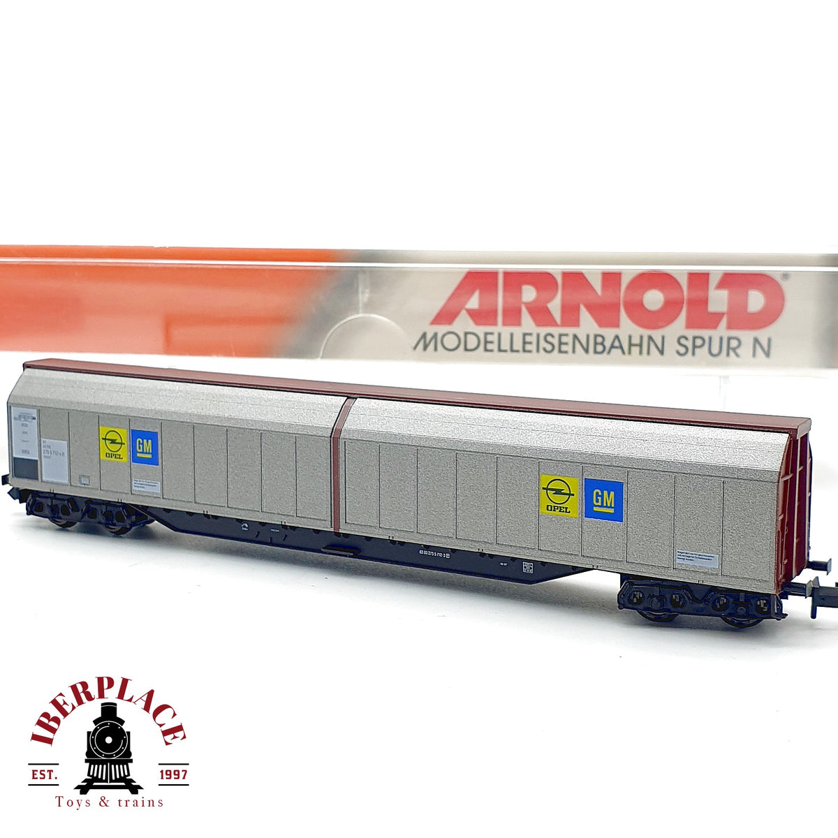♻️ Arnold 4442K Vagón Articulado Paredes Deslizantes Opel GM DB Ep V escala N 1:160