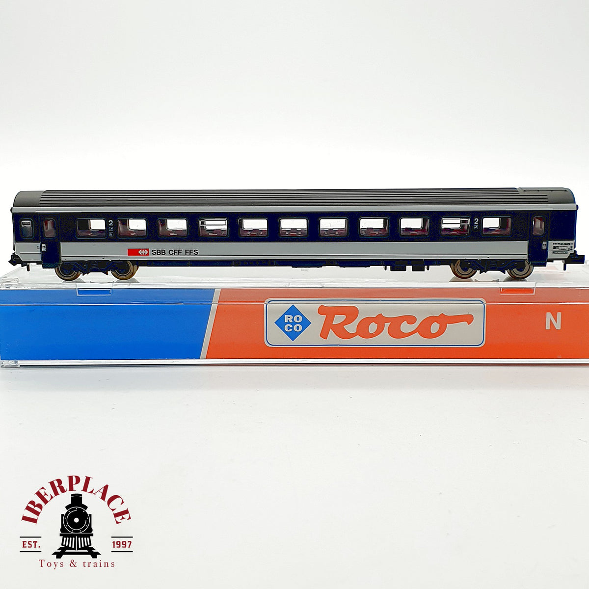 ♻️ Roco vagon pasajeros 2a clase SBB CFF FFS Ep IV V N 1:160