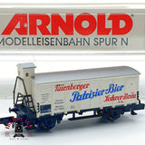 ♻️ Arnold 4255 Vagon cervecero garita Nurnberger Patrizier Bier DRG Ep II escala N 1:160
