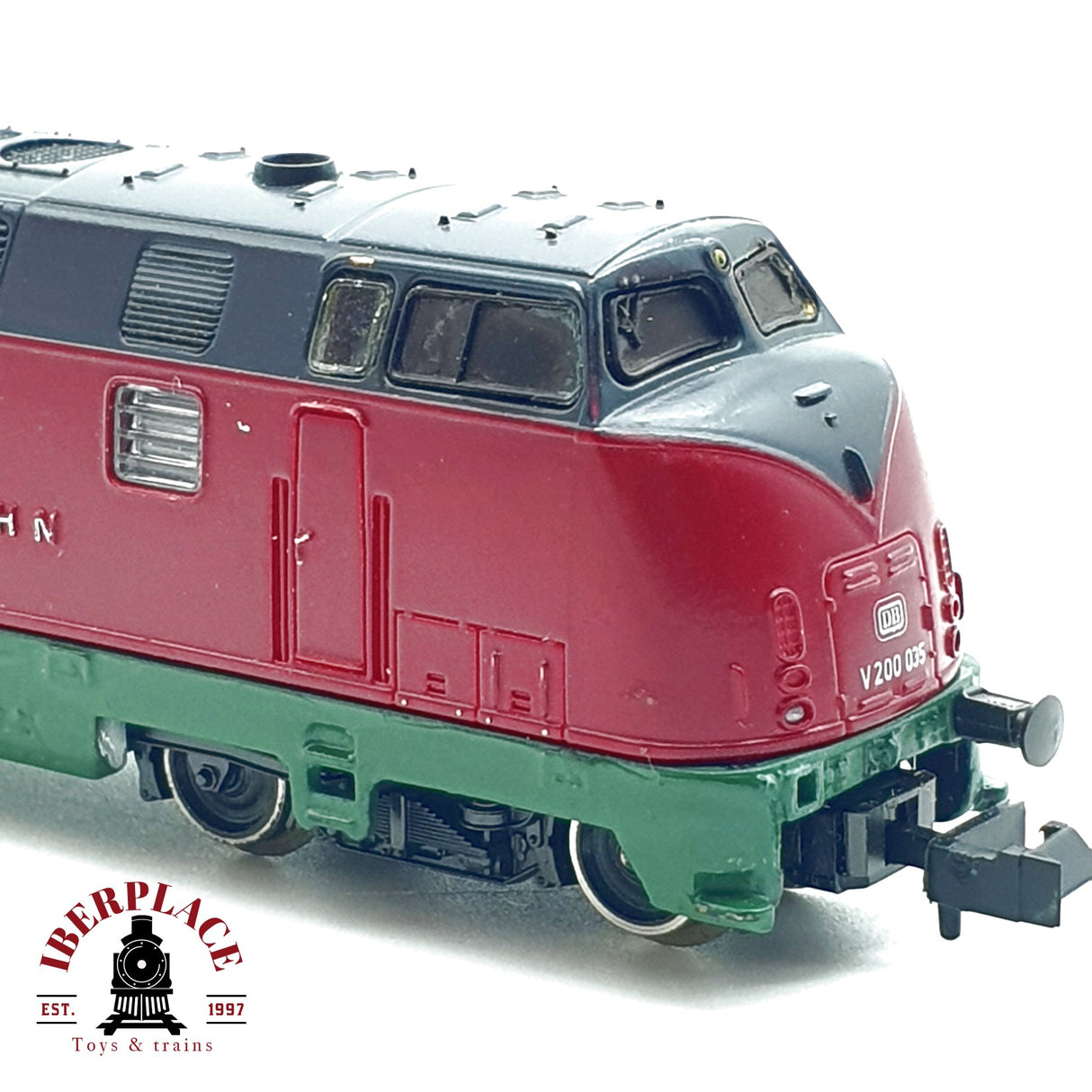 ♻️ Roco Locomotora DB V 200 035 para piezas o reparar N escala 1:160 R06