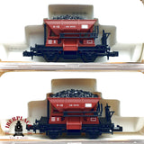 ♻️ IBERTREN 5x 461 vagones tolva V-12 con carbón  N escala 1:160 R06