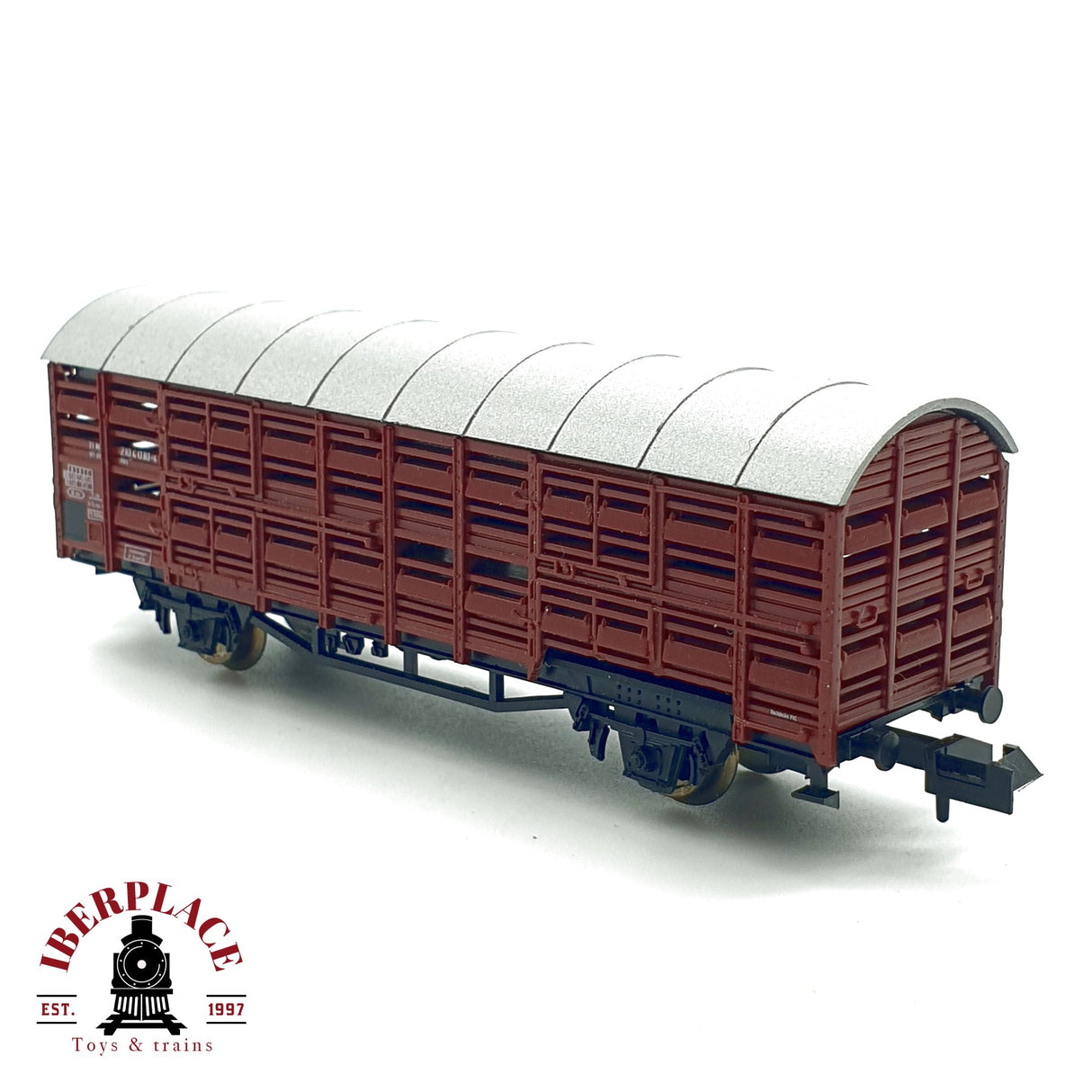 ♻️ Roco 25598 vagon cerrado transporte de ganado DB N escala 1:160 R06