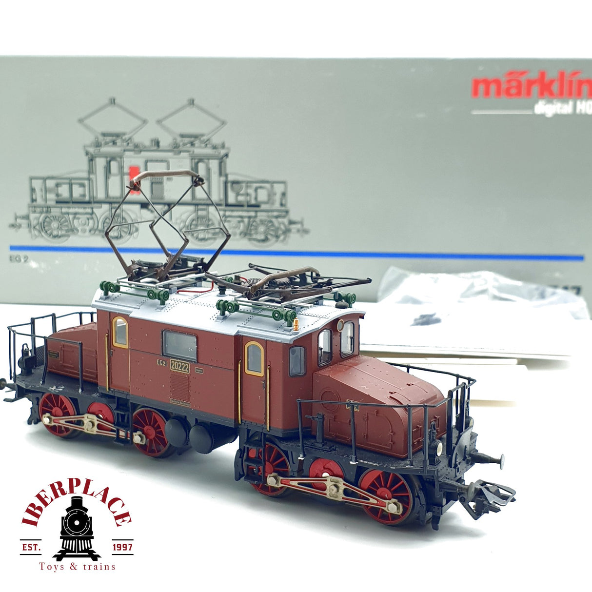 ♻️ Märklin 3747 Digital locomotora 20222 EG2 H0 escala 1:87 R06