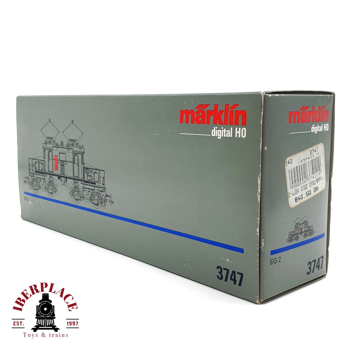 ♻️ Märklin 3747 Digital locomotora 20222 EG2 H0 escala 1:87 R06
