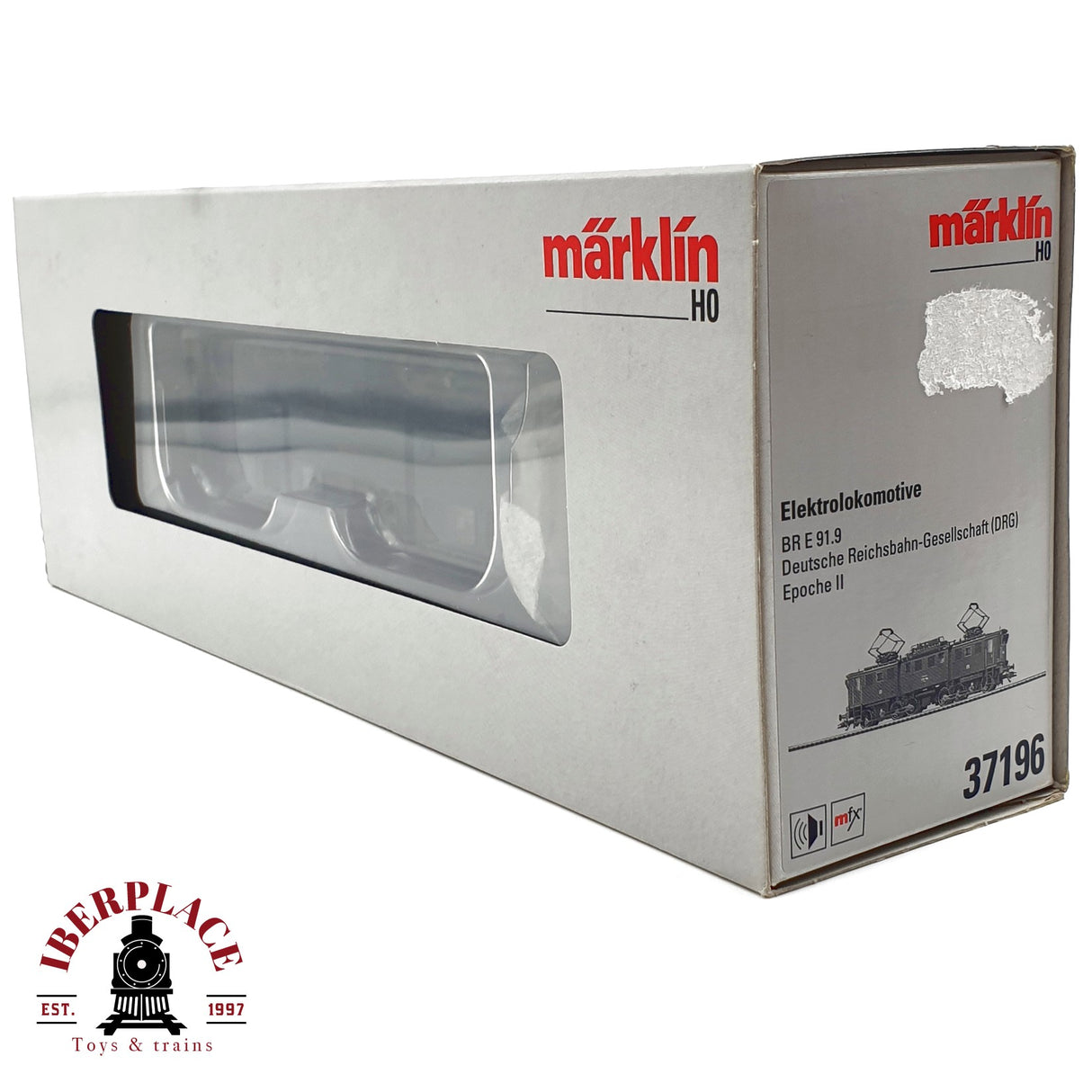 ♻️ Märklin 37196 Digital locomotora E91 104 DR Ep II H0 escala 1:87 R06
