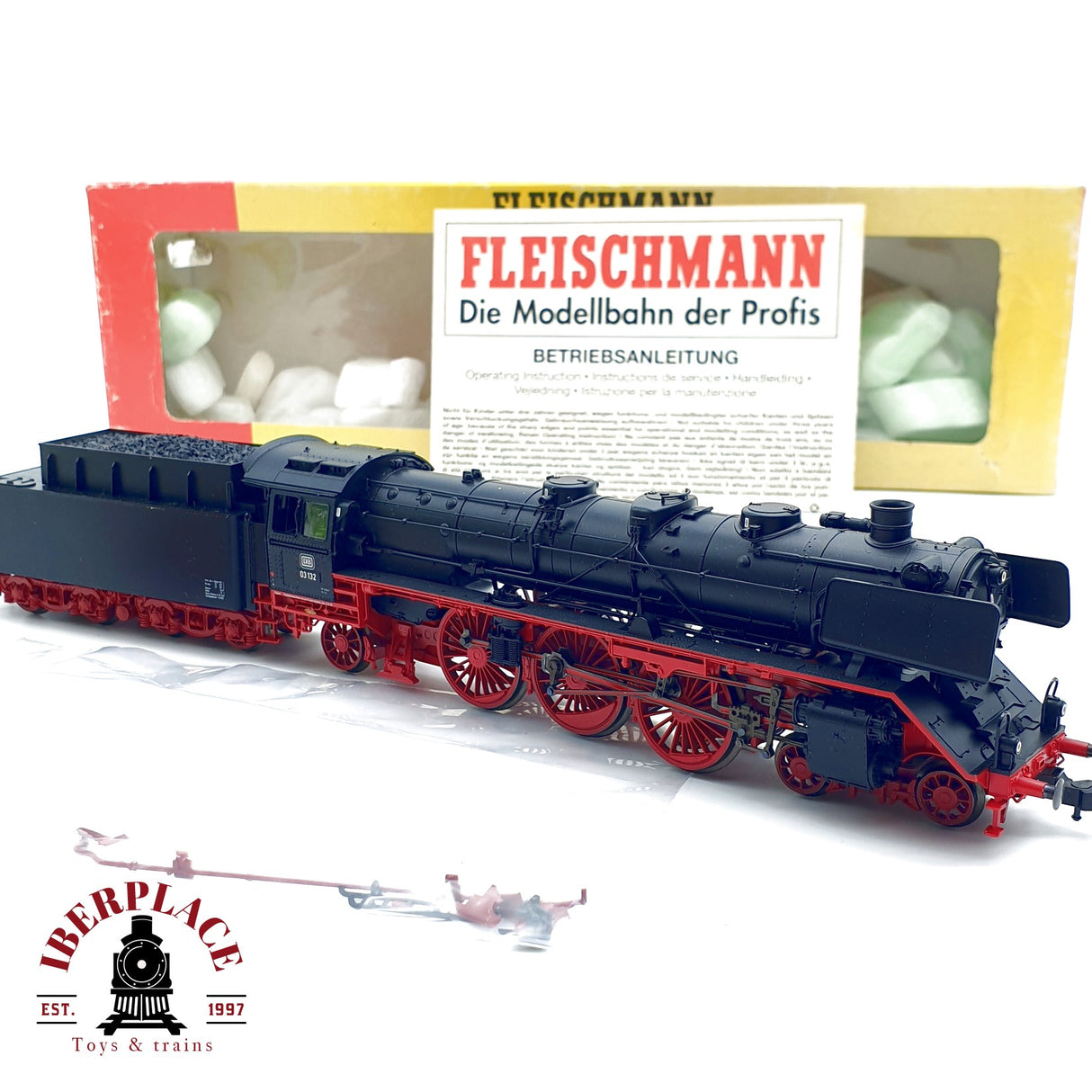 ♻️ DC Fleischmann 4103K locomotora BR 01 132 DB H0 escala 1:87 R06