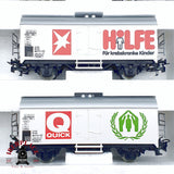 ♻️ 2da mano - Märklin 4400 Juego de vagones especiales "Big Helps Small" H0 escala 1:87