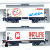 ♻️ 2da mano - Märklin 4400 Juego de vagones especiales "Big Helps Small" H0 escala 1:87