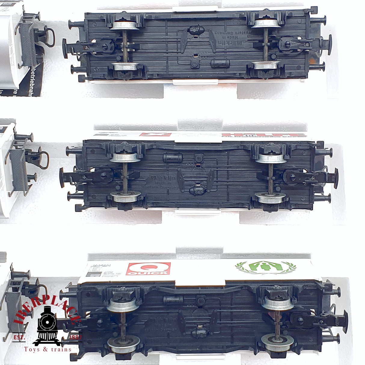 ♻️ 2da mano - Märklin 4400 Juego de vagones especiales "Big Helps Small" H0 escala 1:87