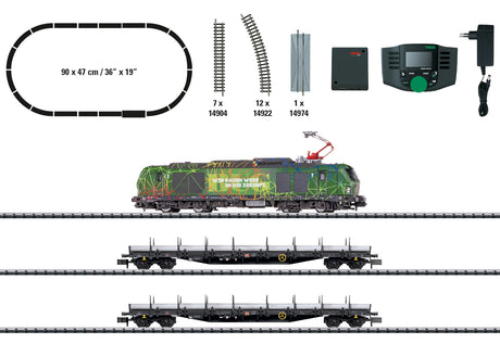 Minitrix 11171 – Set de iniciación Tren de mercancías BUG – N 1:160 · Foto del fabricante