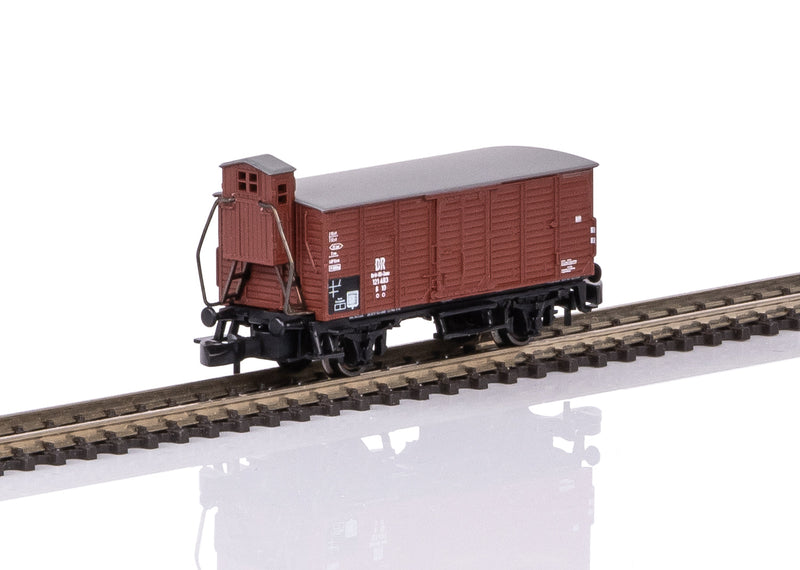 Märklin 86607 – Vagón cerrado G 10 con garita corta, DB – Z 1:220