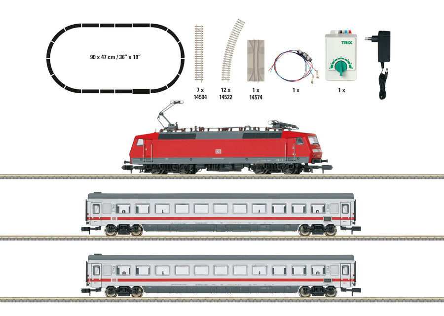 Minitrix 11150 – Set de iniciación InterCity – N 1:160 · Foto del fabricante