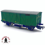 ♻️ 2da mano -  AC Electrotren vagón mercancias cerrado RENFE con luz H0 escala 1:87