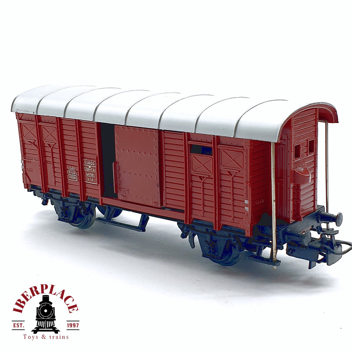 ♻️ 2da mano -  Märklin vagón cerrado EUROP SBB CFF H0 escala 1:87