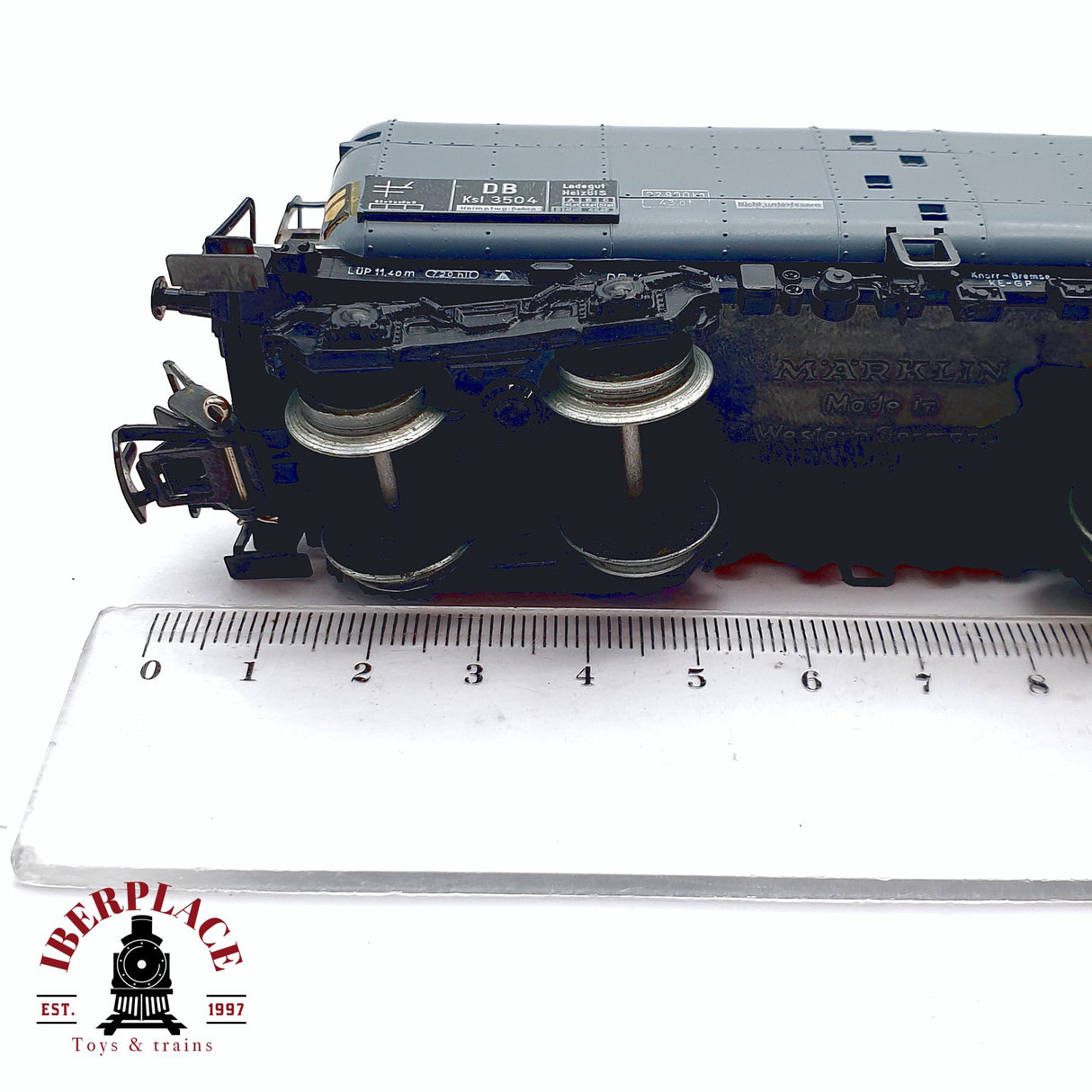 ♻️ 2da mano -  Märklin vagón mercancias Ksl DB 3504  H0 escala 1:87