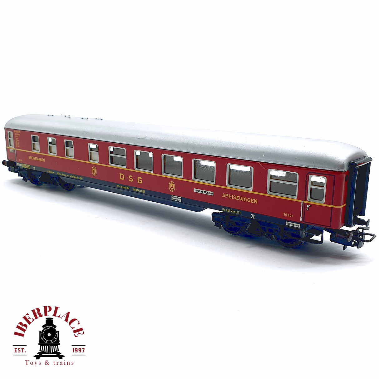 ♻️ 2da mano -  Märklin vagón pasajeros DSG coche restaurante en metal H0 escala 1:87