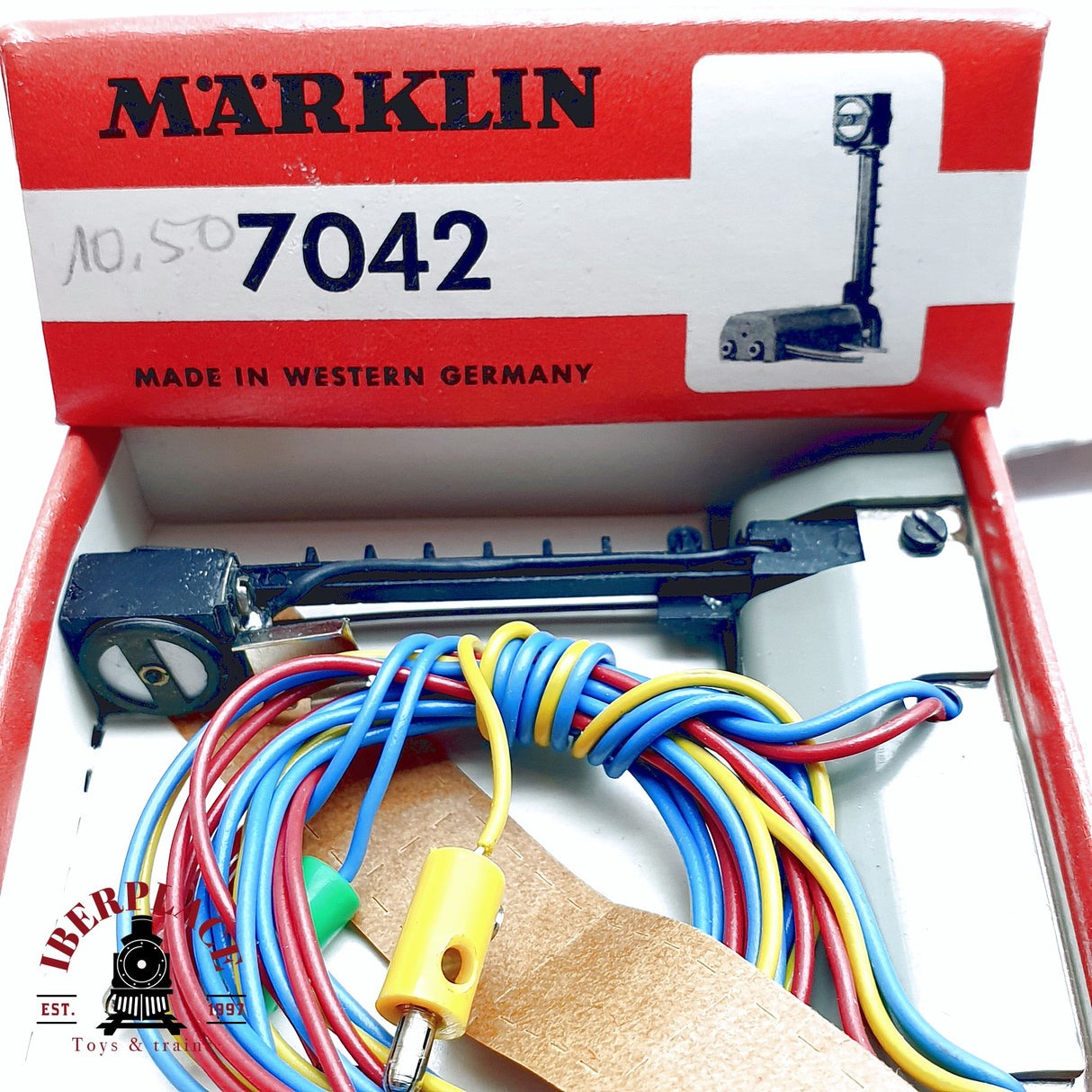 ♻️ 2da mano -  Märklin 7042 Señal de bloqueo de vía - Sin Usar H0 escala 1:87 8/9