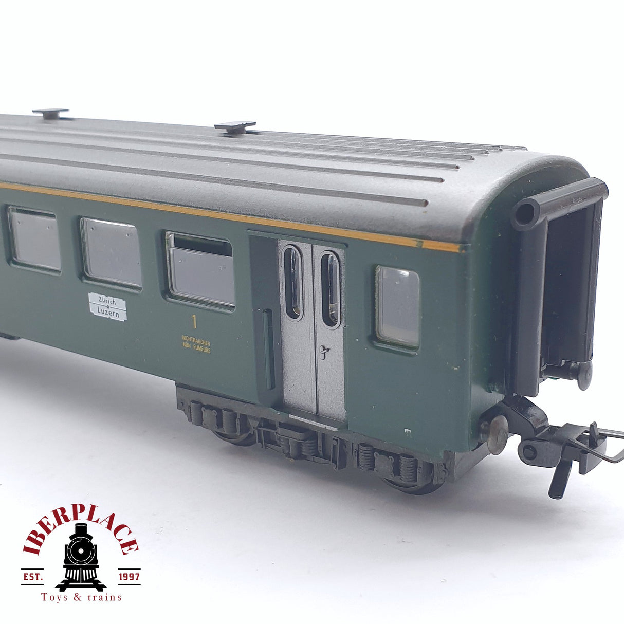 ♻️ 2da mano -  DC Fleischmann 5133 vagón pasajeros SBB clase 1 H0 escala 1:87