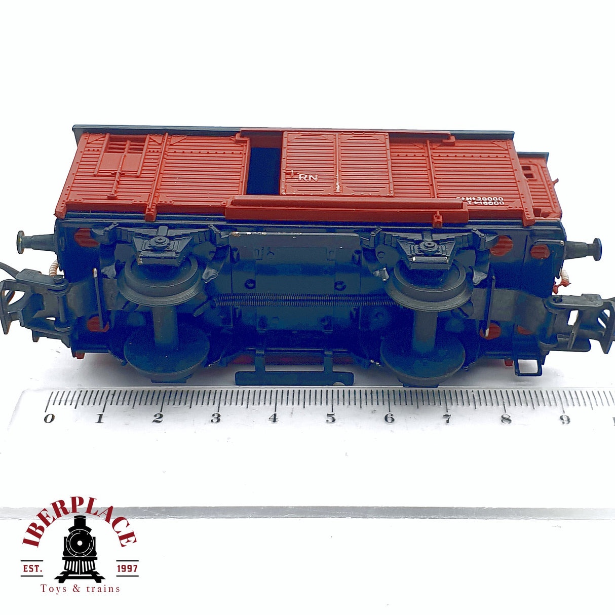 ♻️ 2da mano -  DC Electrotren vagón cerrado con garita RENFE H0 escala 1:87