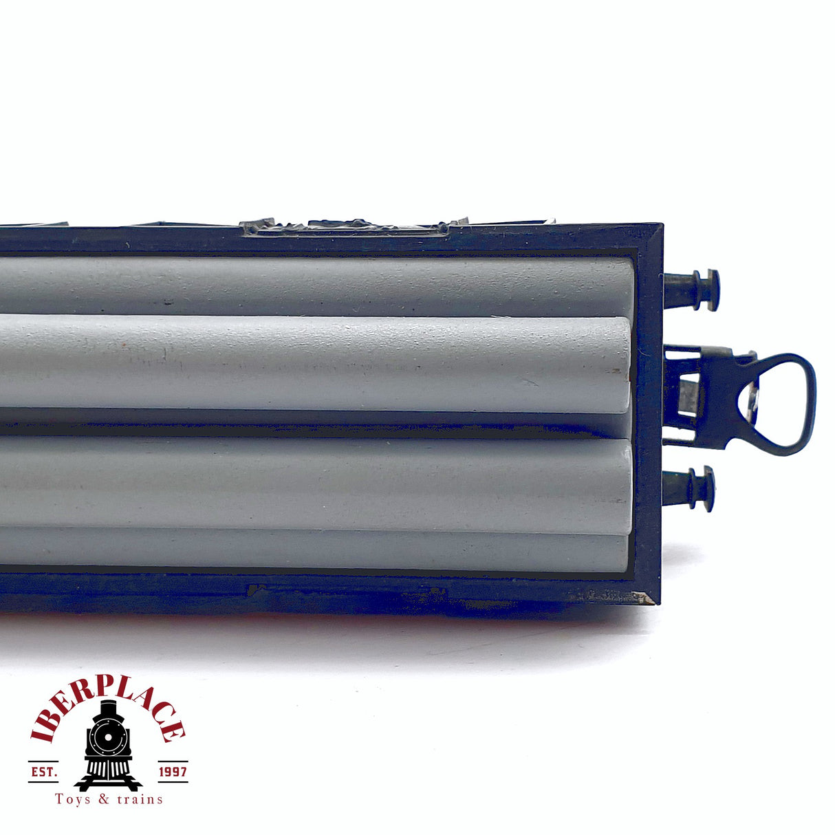 ♻️ 2da mano -  DC Electrotren vagón de bordes altos con tubos de pvc RENFE H0 escala 1:87