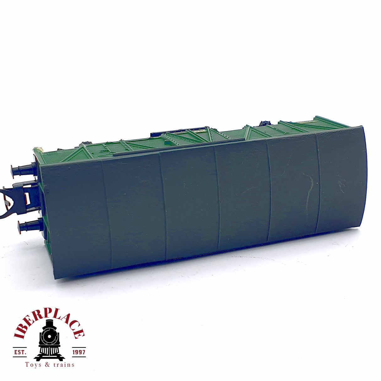 ♻️ 2da mano -  AC Electrotren vagón mercancias cerrado RENFE con luz H0 escala 1:87